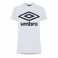 Umbro Rspns Crw T Ld99 Бяло Дамски тениски с яка