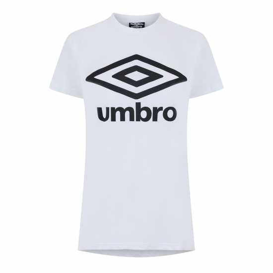 Umbro Rspns Crw T Ld99 Бяло Дамски тениски с яка