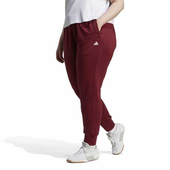 Adidas Aeroready Game And Go Regular Tapered Fleece Joggers (Plus Size)  Дамско облекло плюс размер