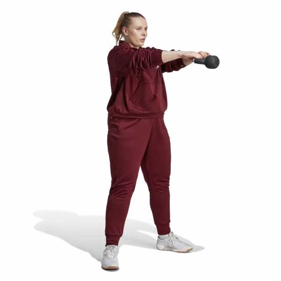 Adidas Aeroready Game And Go Regular Tapered Fleece Joggers (Plus Size)  Дамско облекло плюс размер