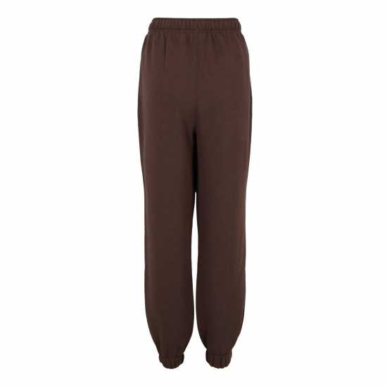 Slazenger Closed Hem Fleece Pants Womens Шоколаден браон 