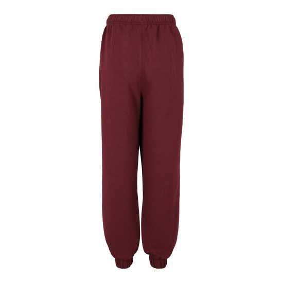 Slazenger Closed Hem Fleece Pants Womens Бордово 