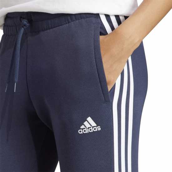 Adidas Essentials 3-Stripes Fleece Joggers Womens Легендарна чернина Дамски долнища на анцуг