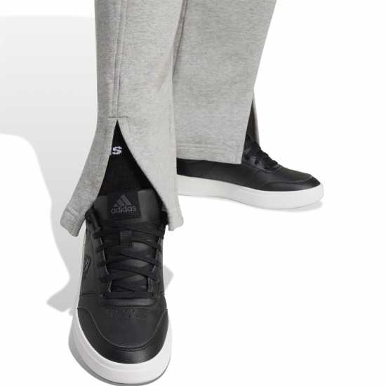 Adidas Signature Graphic Embroidery French Terry Straight Leg Joggers Средно сиво здраве Дамски долнища на анцуг