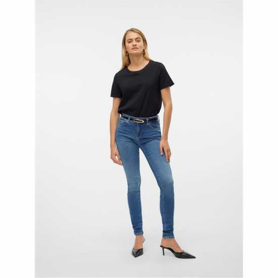 Vero Moda Vm Vmpaula Ts Ld00 Черно 