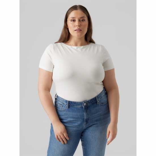 Vero Moda Vm Vmvanda Ts+ Ld99 Снежана Бяла 