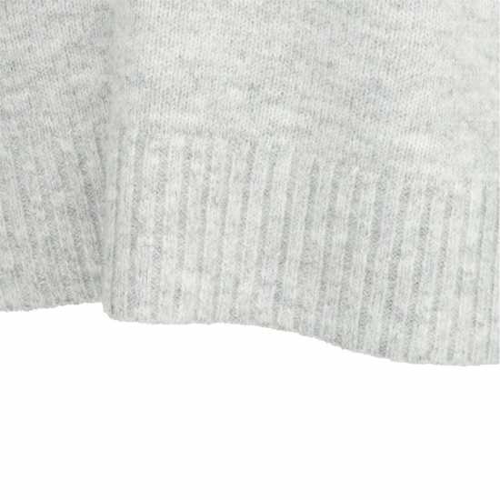 Miso Ladies Crew Neck Long Sleeve Sweater Grey Дамски потници