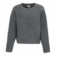 Miso Ladies Crew Neck Long Sleeve Sweater Charcoal Дамски потници