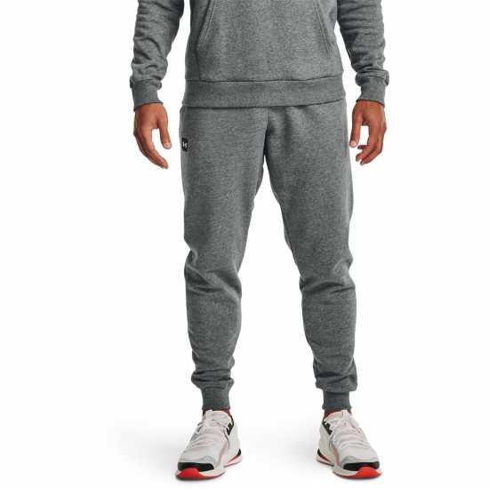 Under Armour Rival Fleece Joggers Womens Светло сиво модерно Дамски долнища на анцуг