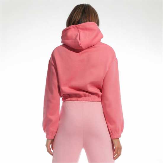 Light And Shade Cropped Hooded Top Ladies Розово Дамски суичъри и блузи с качулки