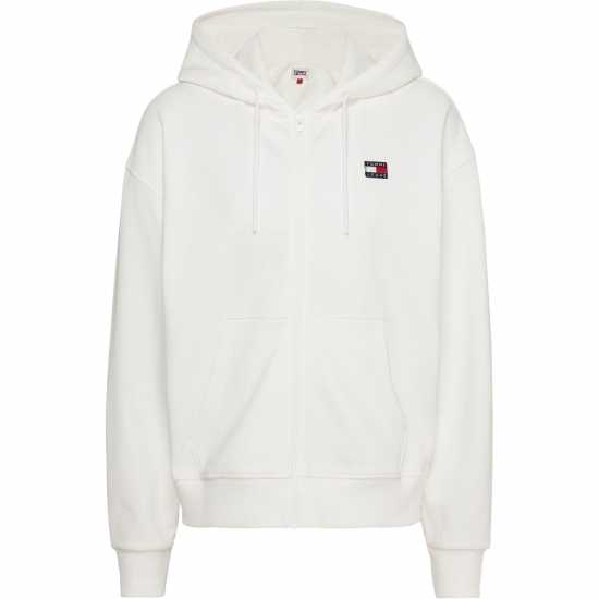 Tommy Jeans Tjw Relaxed Zip-Up Hoody Бял YBR 