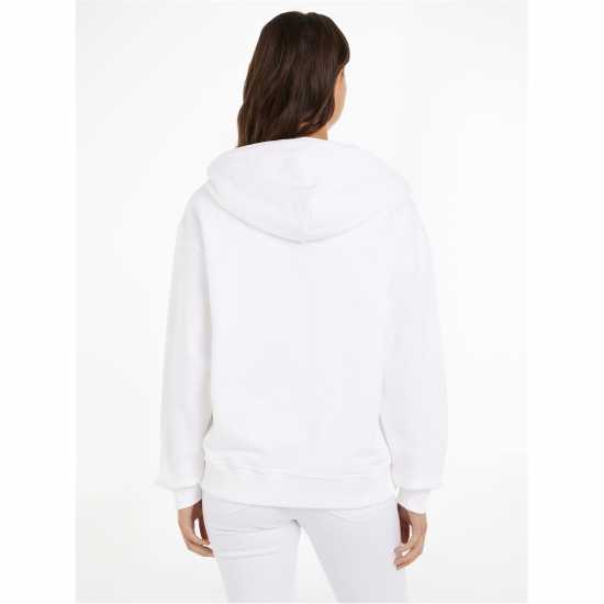 Tommy Jeans Tjw Relaxed Zip-Up Hoody Бял YBR 