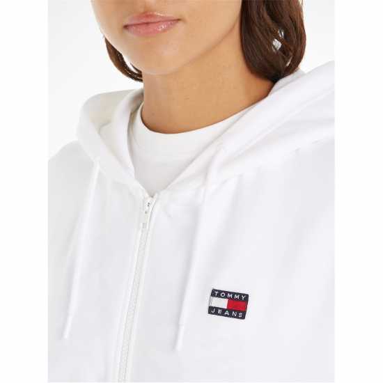 Tommy Jeans Tjw Relaxed Zip-Up Hoody Бял YBR 