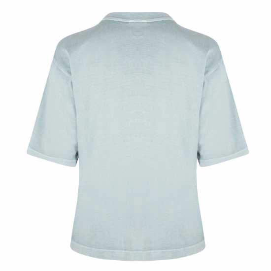 Reebok Classics Boxy T-Shirt Womens Пугри3 Дамски тениски с яка