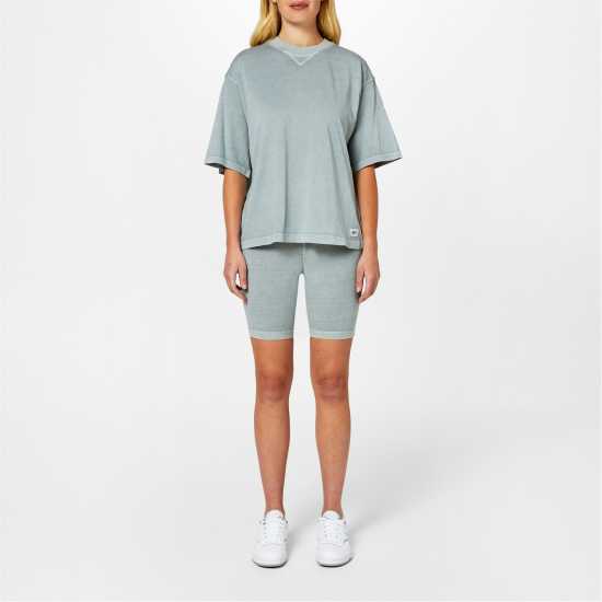 Reebok Classics Boxy T-Shirt Womens Пугри3 Дамски тениски с яка