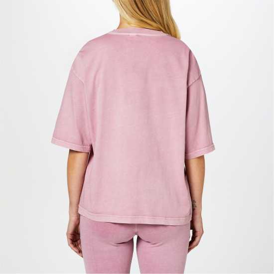 Reebok Classics Boxy T-Shirt Womens Надуване Дамски тениски с яка