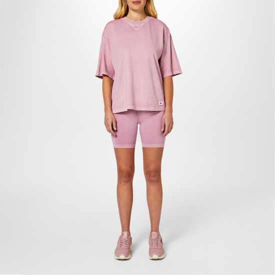 Reebok Classics Boxy T-Shirt Womens Надуване Дамски тениски с яка