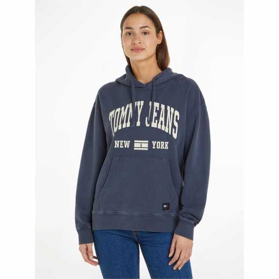 Tommy Jeans Tjw Rlx Washed Varsity Hood Ext  