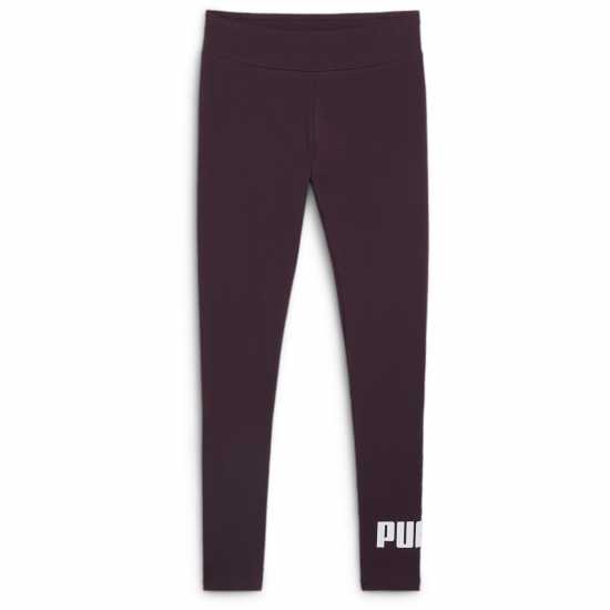 Puma Logo Leggings (S) Тъмно сливово 