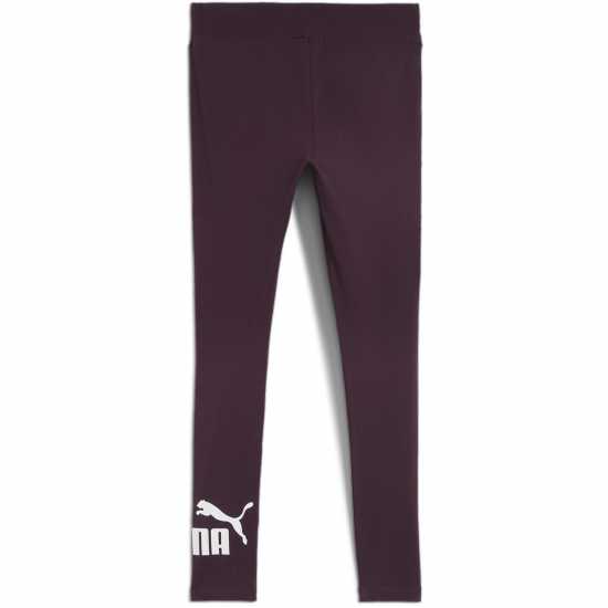 Puma Logo Leggings (S) Тъмно сливово 