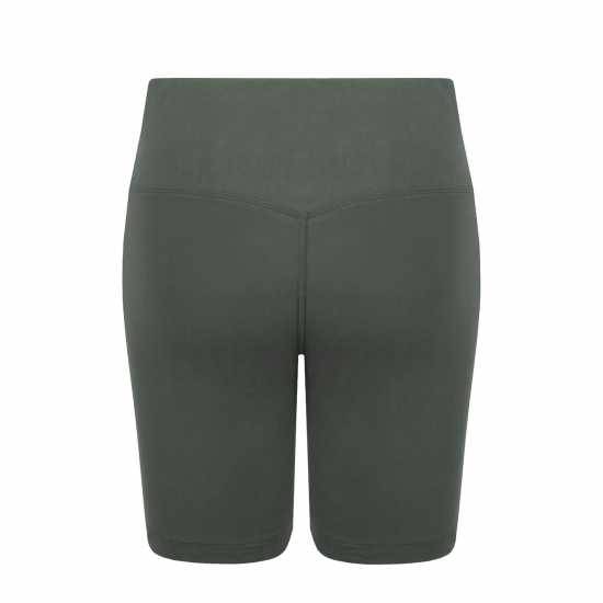 Miso Дамски Шорти High Waisted Cycling Shorts Ladies Khaki Дамски къси панталони