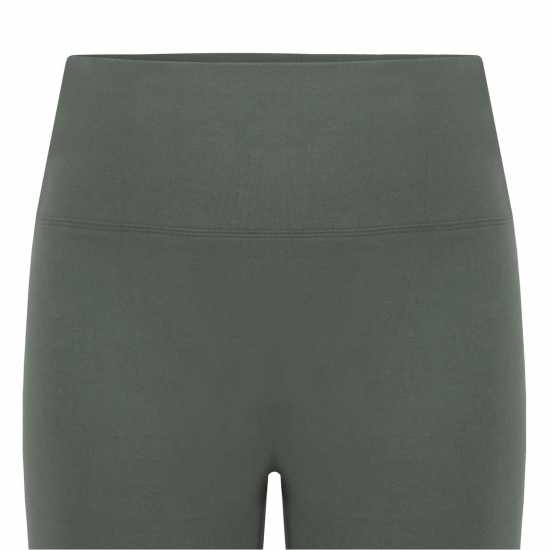 Miso Дамски Шорти High Waisted Cycling Shorts Ladies Khaki Дамски къси панталони