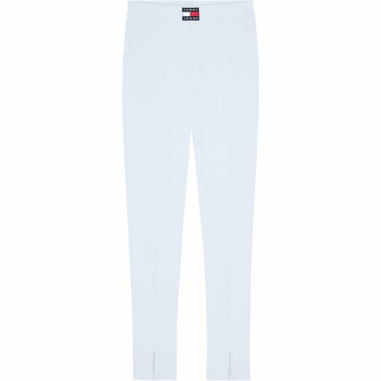 Tommy Jeans Tjw Center Badge Slit Legging Чамбре Небе 