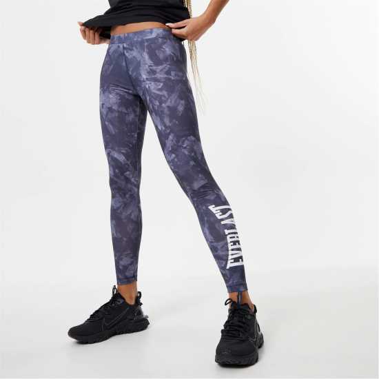 Everlast Large Logo Leggings Разбито печатно Дамско трико и клинове