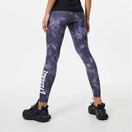 Everlast Large Logo Leggings Разбито печатно Дамско трико и клинове