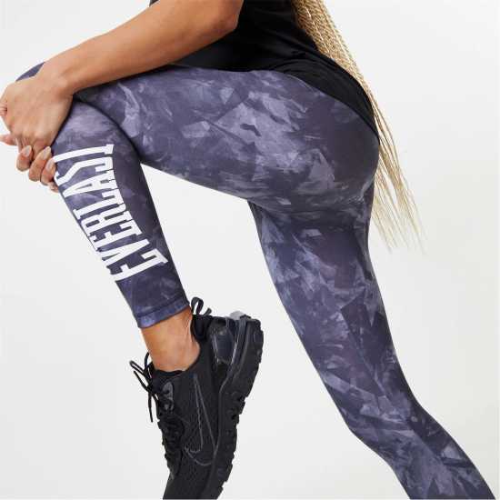 Everlast Large Logo Leggings Разбито печатно Дамско трико и клинове