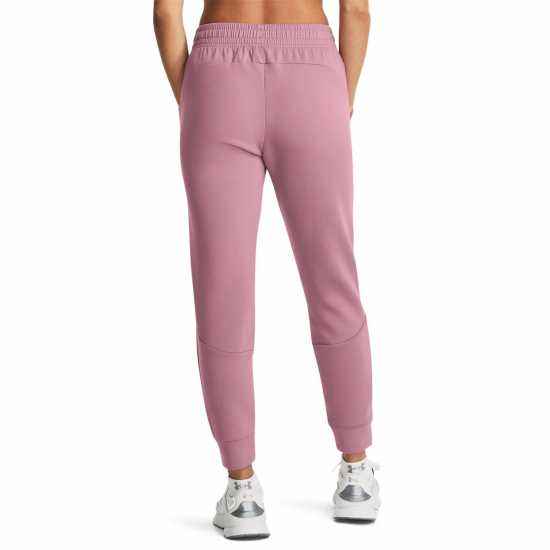 Under Armour Unstoppable Fleece Jogging Bottoms Womens Розово Дамски долнища на анцуг