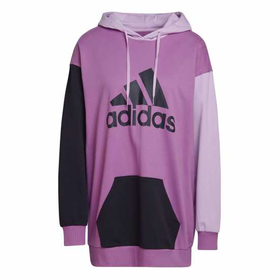 Adidas Essentials Colorblock Logo Oversized Hoodie Womens Hoody  Дамски суичъри и блузи с качулки