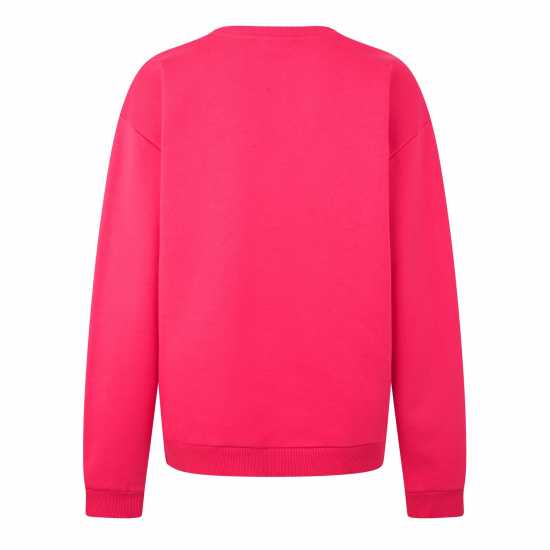 Biba Logo Crew Sweat Ld44 Pink Дамски пуловери