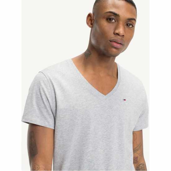 Тениска Tommy Jeans Original V Neck T Shirt  Мъжки ризи