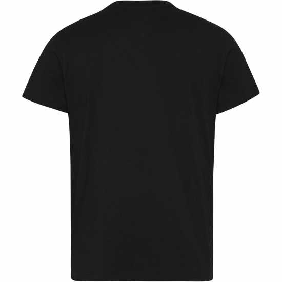 Тениска Tommy Jeans Original V Neck T Shirt Томи Черен Мъжки ризи