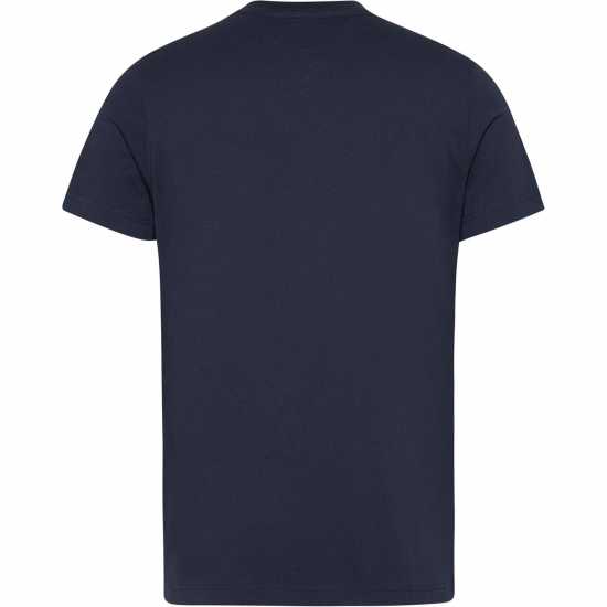 Тениска Tommy Jeans Original V Neck T Shirt Черна Ирис Мъжки ризи