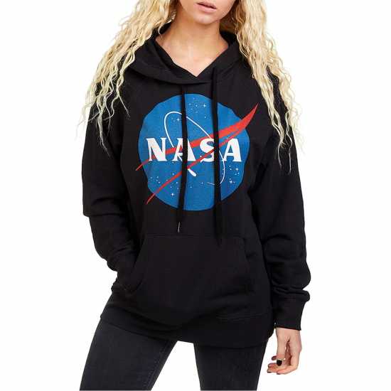 Nasa Hoodie Черно Дамски суичъри и блузи с качулки