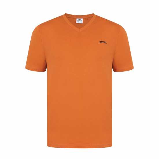 Slazenger Мъжка Тениска V Neck T Shirt Mens Ръст Мъжки ризи