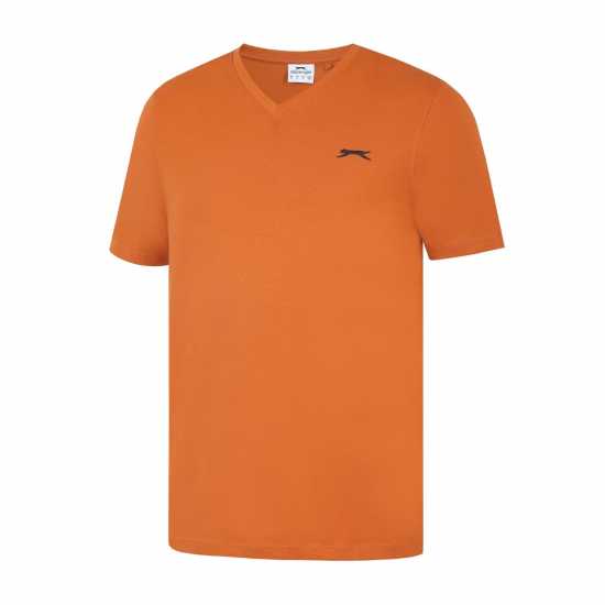 Slazenger Мъжка Тениска V Neck T Shirt Mens Ръст Мъжки ризи