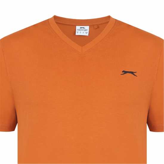 Slazenger Мъжка Тениска V Neck T Shirt Mens Ръст Мъжки ризи