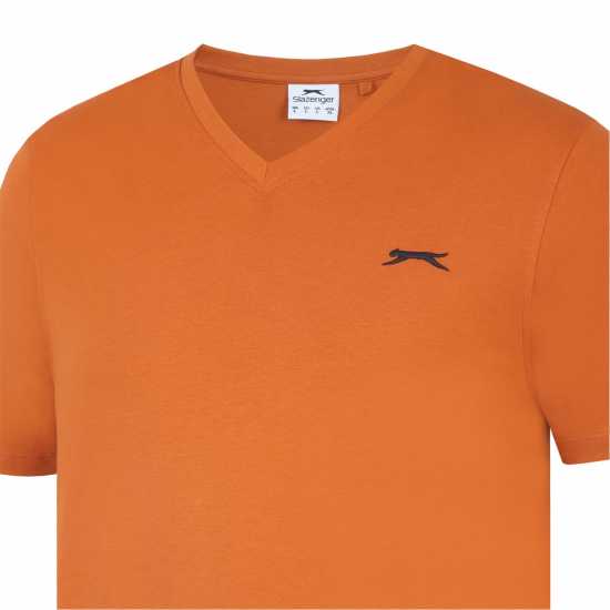 Slazenger Мъжка Тениска V Neck T Shirt Mens Ръст Мъжки ризи