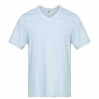 Slazenger Мъжка Тениска V Neck T Shirt Mens Pastel Blue Мъжко облекло за едри хора