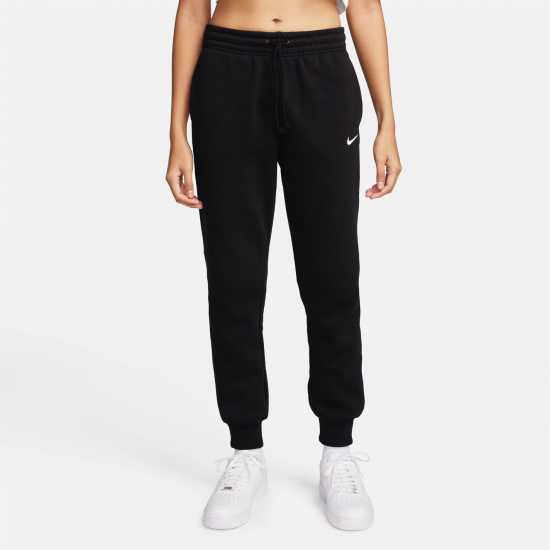 Nike Sportswear Phoenix Fleece Women's Mid-Rise Sweatpants Черно Дамски долнища на анцуг