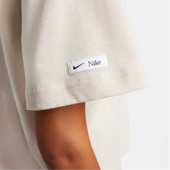 Nike Sportswear Women's T-Shirt Light Orewood Дамски тениски с яка