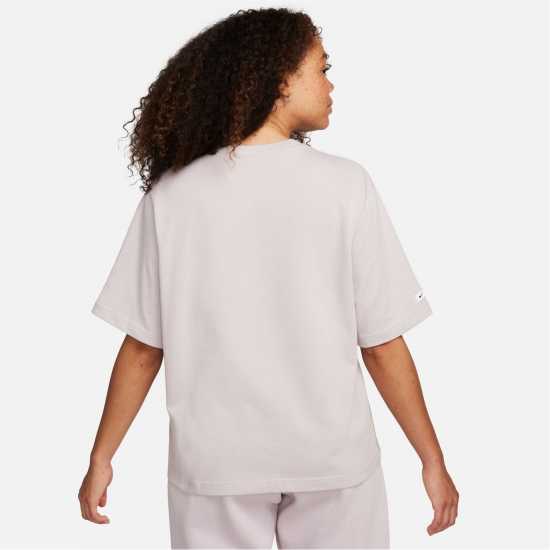 Nike Sportswear Women's T-Shirt Платина Виолетова Дамски тениски с яка