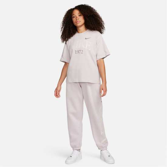 Nike Sportswear Women's T-Shirt Платина Виолетова Дамски тениски с яка