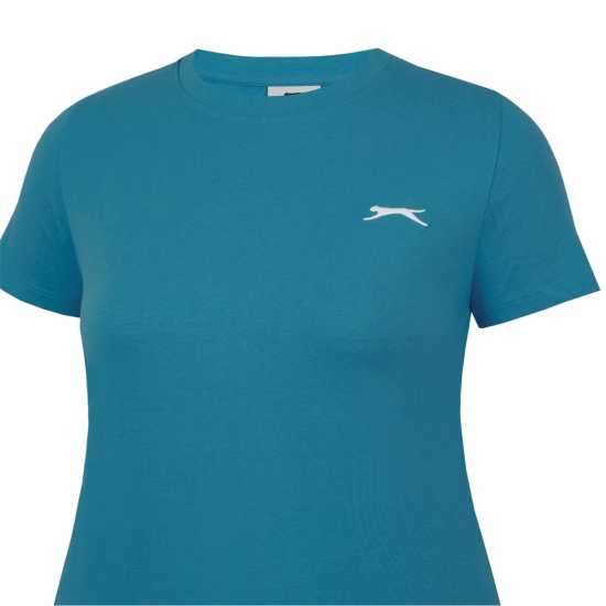 Slazenger Crew Neck Tee Ld43 Синьо-зелено 