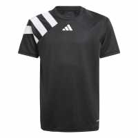 Adidas Fortore 23 Football Shirt Juniors Черно/Бяло Футболни тренировъчни горнища