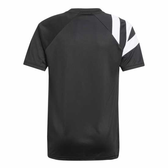 Adidas Fortore 23 Football Shirt Juniors Черно/Бяло Футболни тренировъчни горнища