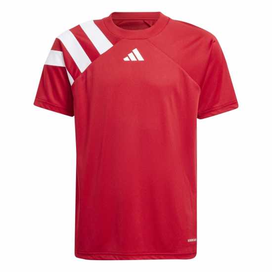 Adidas Fortore 23 Football Shirt Juniors Силно червено/бяло 